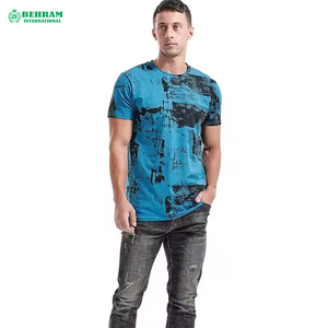 T-shirts pour hommes respirants, écologiques, 100% coton, col rond, coupe classique, séchage rapide, design uni, fabriqués au Pakistan, service OEM - Product Image 2