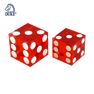 ลูกเต๋าอะคริลิกใสเกรดคาสิโนคมกริบ - Product Image 4