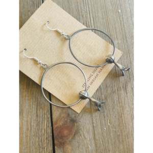 Pendientes Colgantes de Plata de Ley Estilo Vintage Navajo con Diseño de Flor y Gota de Agua, con Perlas, Diamantes, Topacios y Rubíes, Ideales para Fiestas - Product Image 1