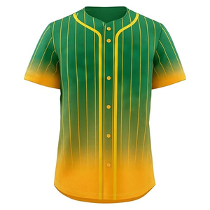 2025 Hot Sale Custom <b>Men</b> Baseball Jersey | Quick Dry Breathable Anti-UV Sports <b>Shirt</b> with Vintage Print Plus Size - Product Image 4