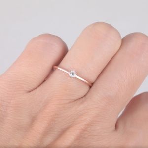 Anillos de oro rosa natural para mujer, piedras preciosas aguamarina, nuevo diseño de lujo, anillos de joyería fina de oro sólido - Product Image 5