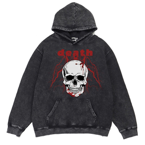 Sweat à capuche en molleton de coton 100% pour homme, style streetwear, personnalisable, séchage rapide, respirant - Product Image 1