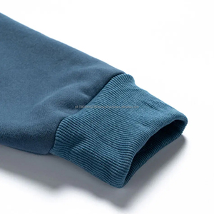 Customized 100% Cotton Pullover Hoodie for Adults Winter Style Stonewashed Technique Embroidered Logo for Men - Product Image 6