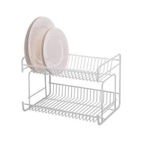 Juego de 2 último diseño para decoración del hogar, soporte para platos de cocina, soporte para platos de color blanco de metal de calidad exclusiva de Indian Metal World - Product Image 5