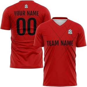 ชุดเครื่องแบบฟุตบอลปรับแต่งได้-ผ้าฝ้าย100% แห้งเร็วขนาดผู้ใหญ่ทุกเพศ - Product Image 2