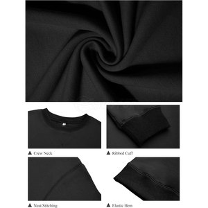 Nueva Sudadera negra Llegada Venta directa de fábrica Mujeres Sudaderas Diseño personalizado Venta en línea - Product Image 5