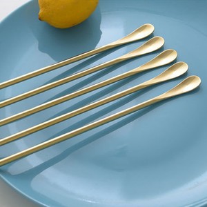 Custom Color Stainless Steel Drink <b>Stirrer</b> Food Safe Drinkware Barware Bar Set Long Handle PVD Coated Gold Bar Accessory Mixing - Product Image 6