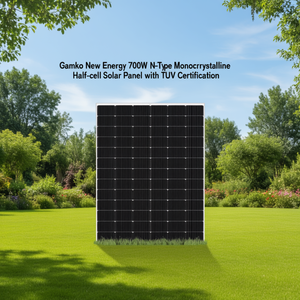 Panneau solaire monocristallin demi-cellule Gamko New Energy 700W de type N avec certification TUV - Product Image 3