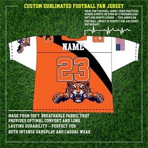 Camiseta de fútbol para hombre de alta calidad hecha a medida, uniforme de fútbol universitario de gran tamaño con cuello en V, Camiseta corta de malla transpirable - Product Image 3