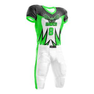 Uniformes de football américain de haute qualité pour jeunes et adultes Nom de l'équipe personnalisé Vêtements d'entraînement à coutures hautes - Product Image 4