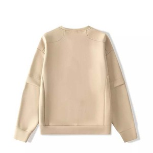 เสื้อสเวตเตอร์สำหรับผู้ชายและผู้หญิงเสื้อสเวตเตอร์ผ้าฝ้ายปักลายคอลูกเรือออกแบบโลโก้ได้ตามต้องการ - Product Image 2