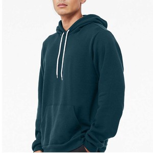 Bella Canvas Hoodies Sweats à capuche athlétiques pour hommes Color Block Drawstring Sweat-shirt en polaire à capuche - Product Image 4
