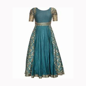 เสื้อผ้าปากีสถานอินเดียงานปักสุทธิหนัก Salwar Kameez พร้อมดูปัตต้าอินเดียสําหรับขาย - Product Image 4