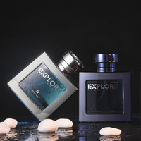Parfum pour homme à l'odeur épicée, très vendu, 100 ml, flacon en verre noir, vaporisateur
