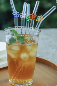 Pajitas de Vidrio de Borosilicato de Lujo - Accesorios de Bar Ecológicos - Product Image 2