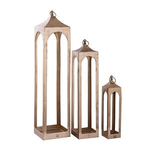 Vente chaude Style Marocain Or Métal Lanterne De Luxe Ramadan Décoration De La Maison Impression Personnalisée À La Main De Noël Bougeoirs - Product Image 3