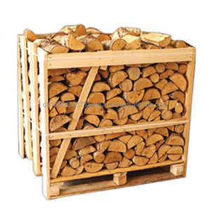 Bois de chauffage européen séché au four bouleau blanc chêne assaisonné frêne hêtre-pour foyers - Product Image 1