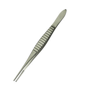 Pinzas de Disección Gillies de Acero Quirúrgico de Alta Calidad, 6 Pulgadas, 1x2 Dientes, Cruzadas, Dentadas, Manuales, Reutilizables, Generales - Product Image 1