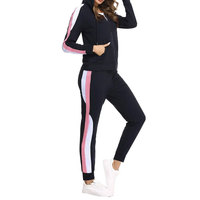 Survêtement de jogging pour femme de haute qualité, décontracté, 100 % coton, vente en gros