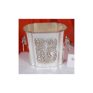 Bar Accessories Wine <b>Cooler</b> Bird and Leaf Design Handcrafted Beverage Tub New Premium Quality Metal Beer Chiller <b>Ice</b> Basket 2025 - Product Image 1