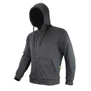 Sweat à capuche en molleton de moto personnalisé de haute qualité vêtements de sport respirants et coupe-vent avec protection blindée - Product Image 1