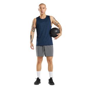 Camiseta sin mangas de alta calidad con cuello redondo para gimnasio para hombre, diseño de logotipo personalizado, tejido de punto informal de poliéster transpirable competitivo - Product Image 1