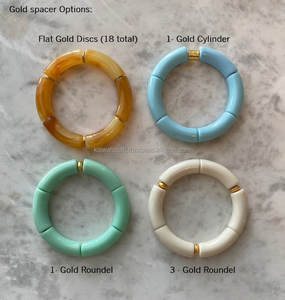 Elegant Modern Women's Religious Stretch <b>Bracelet</b> Heishi Beads Resin Tube Trendy <b>Pearl</b> Colors Fashionable <b>Bracelet</b> Gifts for - Product Image 5