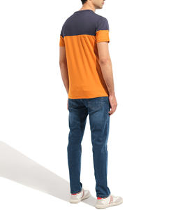 Top quality new design two tone color style custom made short sleeve crew neck summer t <b>shirt</b> <b>for</b> <b>men</b> - Product Image 5