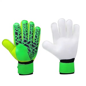 Venta al por mayor de guantes de portero de fútbol antideslizantes de látex personalizados para niños y adolescentes MOQ bajo - Product Image 1