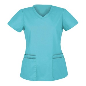 Precio de fábrica 100% algodón enfermera uniformes médicos Pakistán hecho Scrub Hospital ropa - Product Image 5