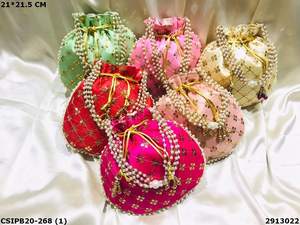 Sac de soirée élégant Potli Batua Sac à main - Product Image 2