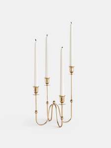 Bougeoir moderne en métal de haute qualité, fait à la main, écologique, design personnalisable, pour la maison, Noël, anniversaire - Product Image 5