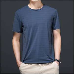 Best Quality <b>Men</b> Slim Fit Tensile T-<b>Shirt</b> with Soft Cotton Fabric & Modern Textured Design for <b>Mens</b> <b>Party</b> Wear and Daily use - Product Image 6