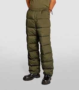 Nuevo logotipo personalizado de alta calidad ecológico poliéster/algodón acolchado invierno pantalones de chándal entrenamiento atlético polar Joggers para hombres - Product Image 3