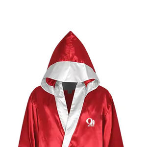 Bata de Boxeo Unisex de Color Sólido con Logotipo Personalizado 2025, Bata de Kick Boxing de Poliéster/Algodón de Alta Calidad de Secado Rápido a un Precio Razonable - Product Image 5