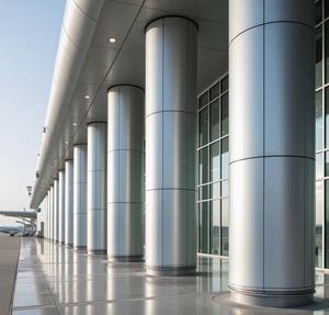 Tấm ốp tường ngoài trời bằng hợp kim nhôm composite cong, chống thấm, lõi liền mạch, chống cháy A2/B1, phủ PE và <span class=keywords><strong>PVDF</strong></span> - Product Image 3