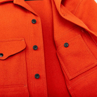 Veste en laine épaisse pour homme sur mesure de qualité supérieure, manches longues, matériau en laine et duvet, nouvelle taille adulte, boutonnée