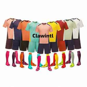 Conjunto de camiseta de fútbol de entrenamiento de equipo de club con logotipo personalizado, uniforme de fútbol, nuevo diseño, equipo de secado rápido de poliamida de alta calidad - Product Image 1