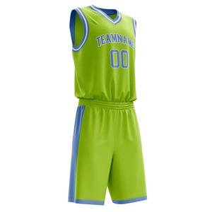 Uniformes de basketball de haute qualité, vente chaude, en polyester, à séchage rapide, ensembles de maillots de basketball - Product Image 3