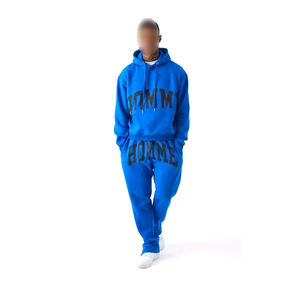 Survêtement Unisexe Évasé en Velours Logo Personnalisé 100% Coton Polyester Hiver Gym Jogging Ensembles pour Hommes Femmes Enfants Vente en Gros - Product Image 4