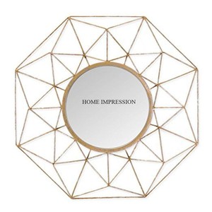 Espejo de pared de decoración clásica Diseño estándar Forma y tamaño personalizados Nuevo estilo Espejo colgante de pared interior de indio - Product Image 3