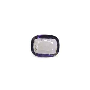 Iolita (Neeli) - Zafiro natural facetado de 4.85 quilates, gema suelta de corte esmeralda ovalado, azul claro, gris, violeta claro, certificado IGI - Product Image 1