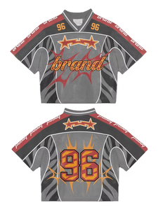 Camiseta de Fútbol Americano Personalizada Tonton, 100% Poliéster de Malla Transpirable, Secado Rápido, Antibacteriana, Unisex, Corte Cuadrado - Product Image 3