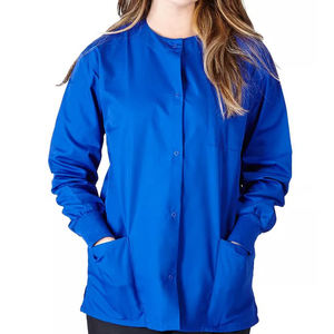 Léger réchauffer les uniformes naturels vêtements de travail d'infirmière pour femmes vestes de gommage pour l'hôpital meilleure vente - Product Image 5