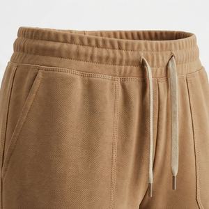 Survêtements en molleton de coton pur pour femmes élégants Logo personnalisable Étiquette de haute qualité Ensembles pour femmes Premium Doux et chaud Vêtements de sport de gym - Product Image 5