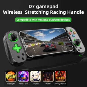 D7 Gamepad inalámbrico Controlador de juego estirable Compatible con seis ejes Teléfono Android Controlador de juego inalámbrico Compatible con Switch/PC/<span class=keywords><strong>ios</strong></span> - Product Image 2