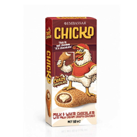 Chocolate Blanco y con Leche de Primera Calidad con Cubierta Crujiente, Delicia Gourmet, Crujiente y Delicioso