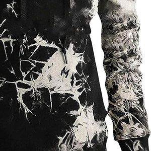 เสื้อฮู้ดผ้าคอตตอนหลากสีสำหรับผู้ชายเสื้อผ้าแนวสตรีทสำหรับฤดูหนาว - Product Image 5