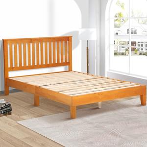 Modern solid <b>wood</b> <b>beds</b> frames best discounts wooden floor <b>bed</b> frame premium material <b>platform</b> - Product Image 6
