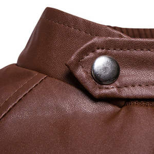 Chaqueta de cuero ligera para hombre con forro transpirable, ideal para primavera y otoño, chaqueta de invierno para hombre - Product Image 4